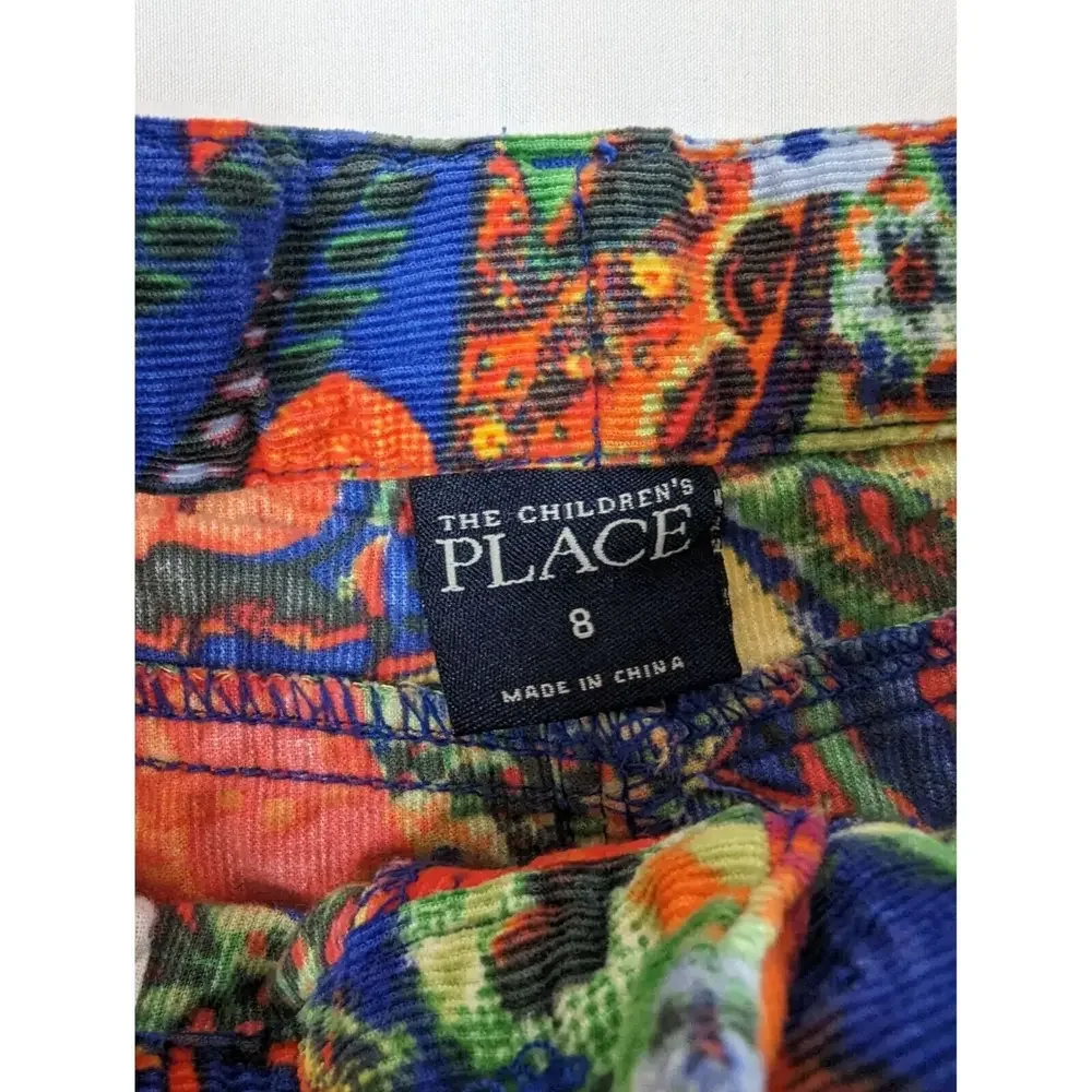 The Children's Place Vibrant Colored‎ Corduroy Tiered Skirt Size 8